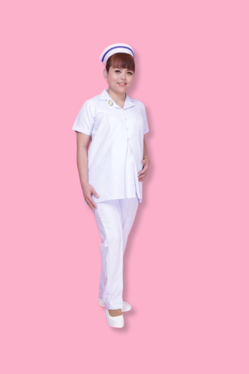 Maternity Short Sleeve Nurse Uniform (Set)